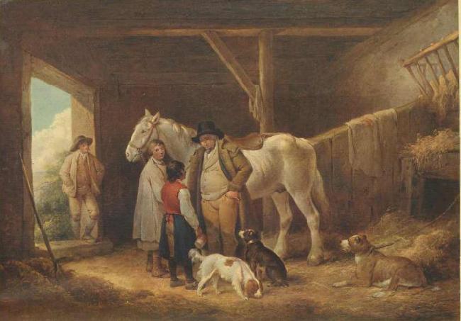 George Morland The Reckoning Germany oil painting art